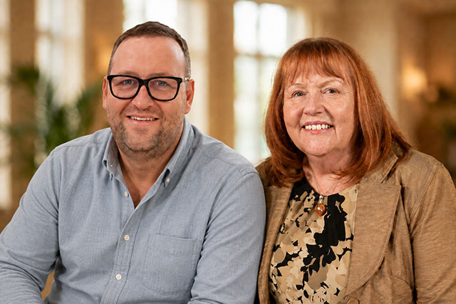 Chris Archbold and Karen Wood-Neath